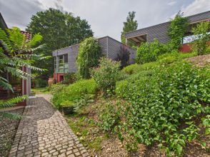 Weg zu den Häusern