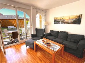 Wohnzimmer im EG mit Veranda