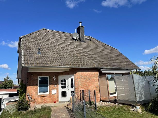 Vorderseite des Hauses