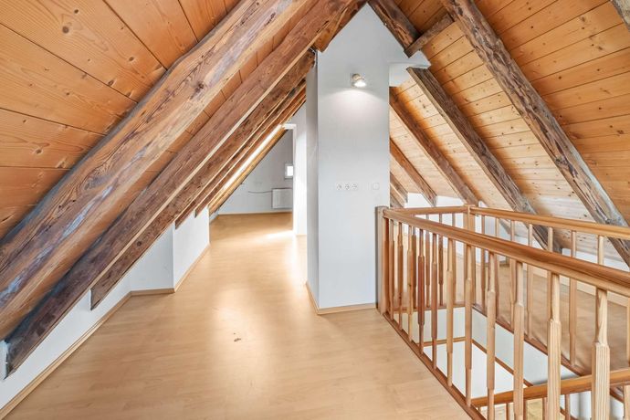 Der Spitzboden ist vielseitig nutzbar