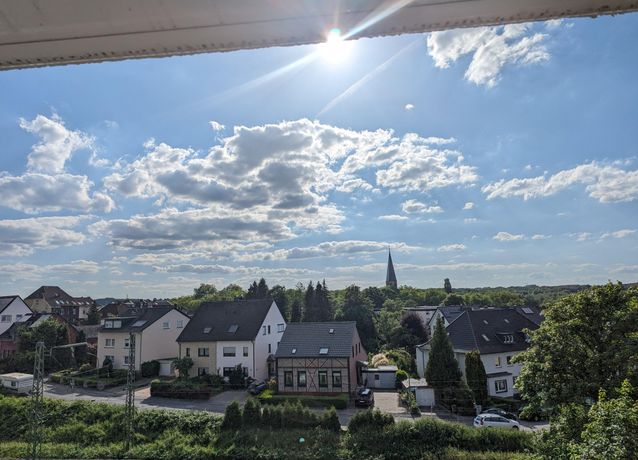 Blick vom Balkon