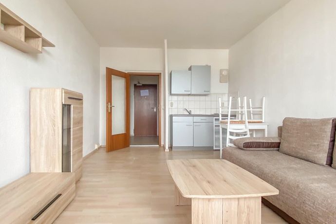 Wohn- und Schlafraum_Blick vom Balkon