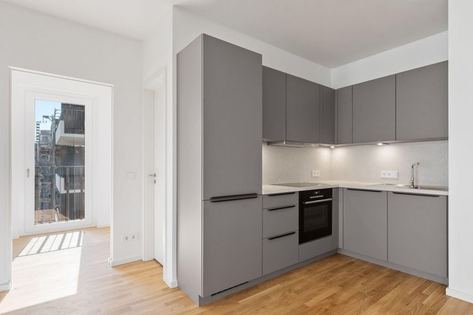 Blick ins Schlafzimmer