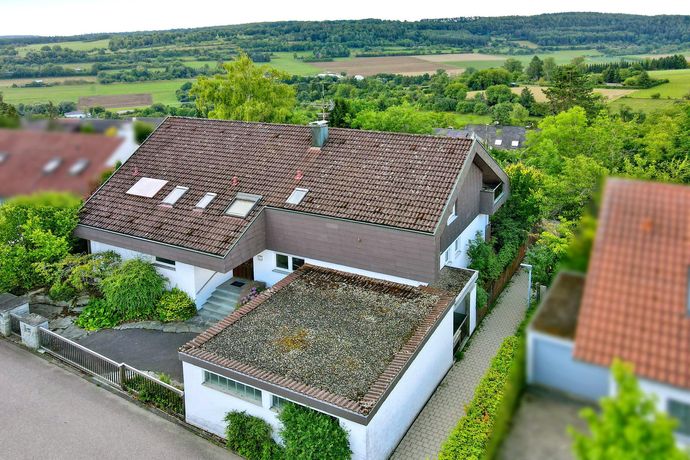 Luftaufnahme des Anwesens