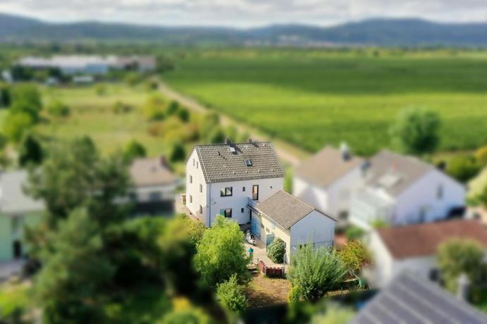 von Ost Blick auf die Haardt