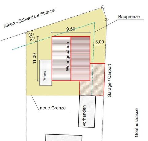 Grundstücksplan Westerstede
