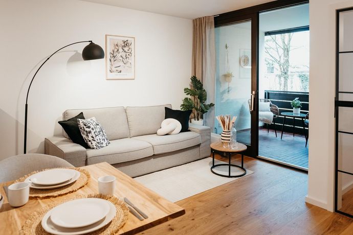 Wohnzimmer mit Loggia