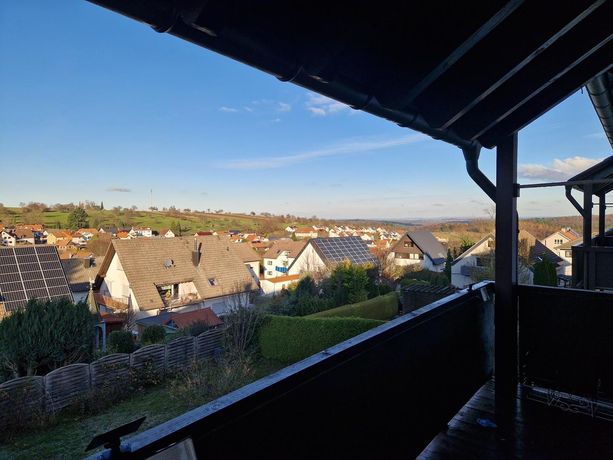 Balkon mit Fernsicht